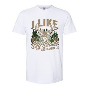 I Like Big Bucks I Cannot Lie Funny Hunting Saying Gift Softstyle CVC T-Shirt