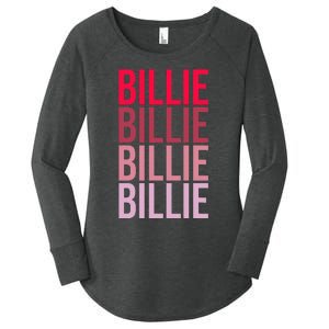 I Love Billie First Name Billie Women's Perfect Tri Tunic Long Sleeve Shirt