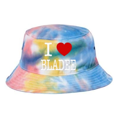 I Love Bladee Tie Dye Newport Bucket Hat