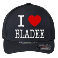 I Love Bladee Flexfit Unipanel Trucker Cap