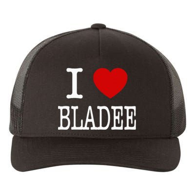 I Love Bladee Yupoong Adult 5-Panel Trucker Hat