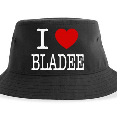 I Love Bladee Sustainable Bucket Hat