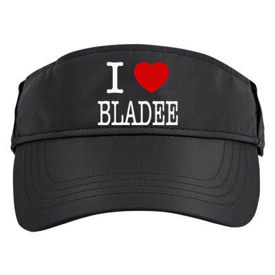 I Love Bladee Adult Drive Performance Visor