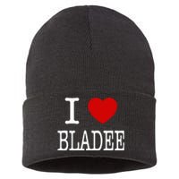 I Love Bladee Sustainable Knit Beanie