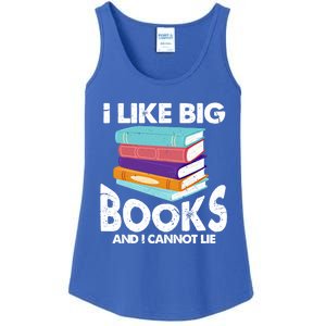 I Like Big Books And I Cannot Lie Funny Bookworm Cool Gift Ladies Essential Tank