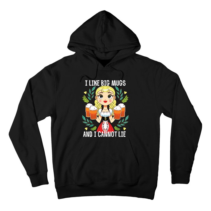 I Like Big Mugs Oktoberfest Bavarian Munich Beer Festival Hoodie