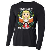 I Like Big Mugs Oktoberfest Bavarian Munich Beer Festival Cooling Performance Long Sleeve Crew