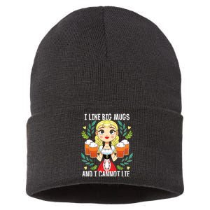 I Like Big Mugs Oktoberfest Bavarian Munich Beer Festival Sustainable Knit Beanie