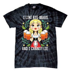 I Like Big Mugs Oktoberfest Bavarian Munich Beer Festival Tie-Dye T-Shirt