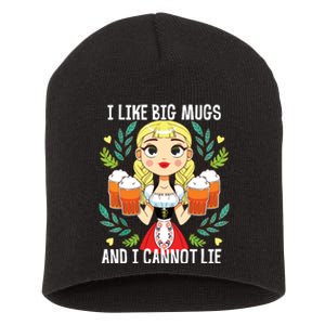 I Like Big Mugs Oktoberfest Bavarian Munich Beer Festival Short Acrylic Beanie