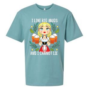 I Like Big Mugs Oktoberfest Bavarian Munich Beer Festival Sueded Cloud Jersey T-Shirt