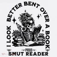 I Look Better Bent Over A Book Smut Reader High Crown Mesh Back Trucker Hat