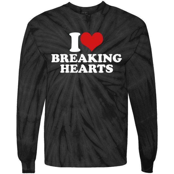 I Love Breaking Hearts Tie-Dye Long Sleeve Shirt