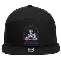 I Look Better Bent Over A Book Proud Smut Reader 7 Panel Mesh Trucker Snapback Hat