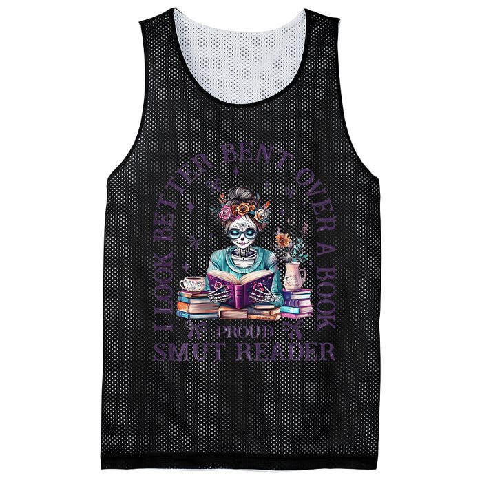 I Look Better Bent Over A Book Proud Smut Reader Mesh Reversible Basketball Jersey Tank
