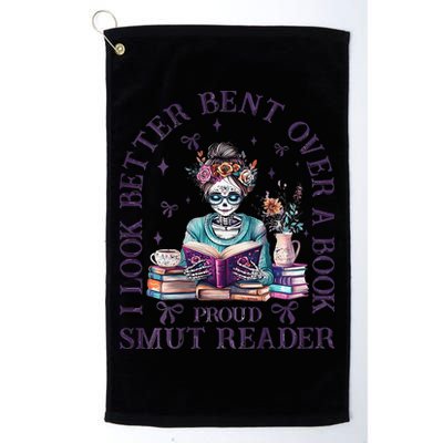 I Look Better Bent Over A Book Proud Smut Reader Golf Towel