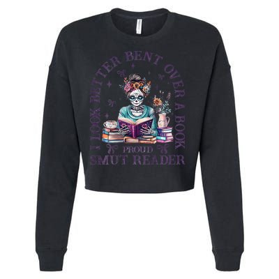 I Look Better Bent Over A Book Proud Smut Reader Cropped Pullover Crew