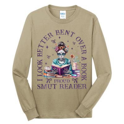 I Look Better Bent Over A Book Proud Smut Reader Tall Long Sleeve T-Shirt