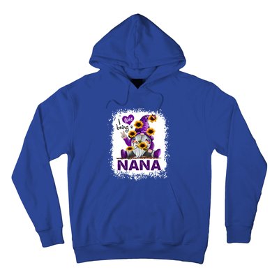 I Love Being A Nana Purple Gnome Cool Gift Hoodie