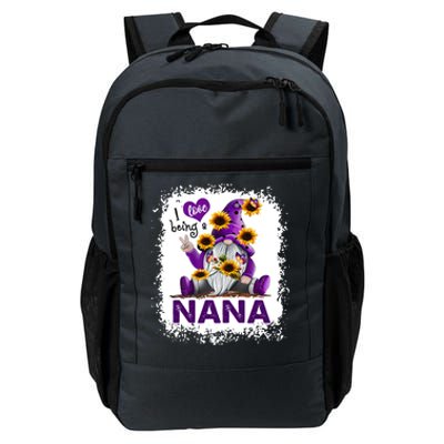 I Love Being A Nana Purple Gnome Cool Gift Daily Commute Backpack