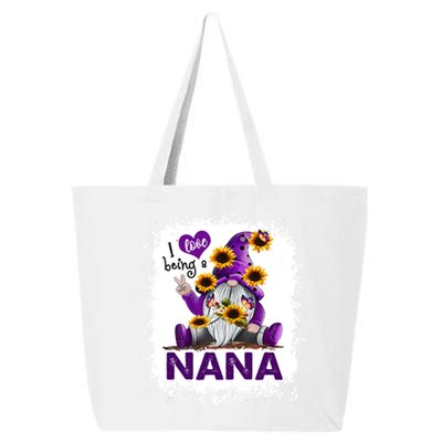 I Love Being A Nana Purple Gnome Cool Gift 25L Jumbo Tote