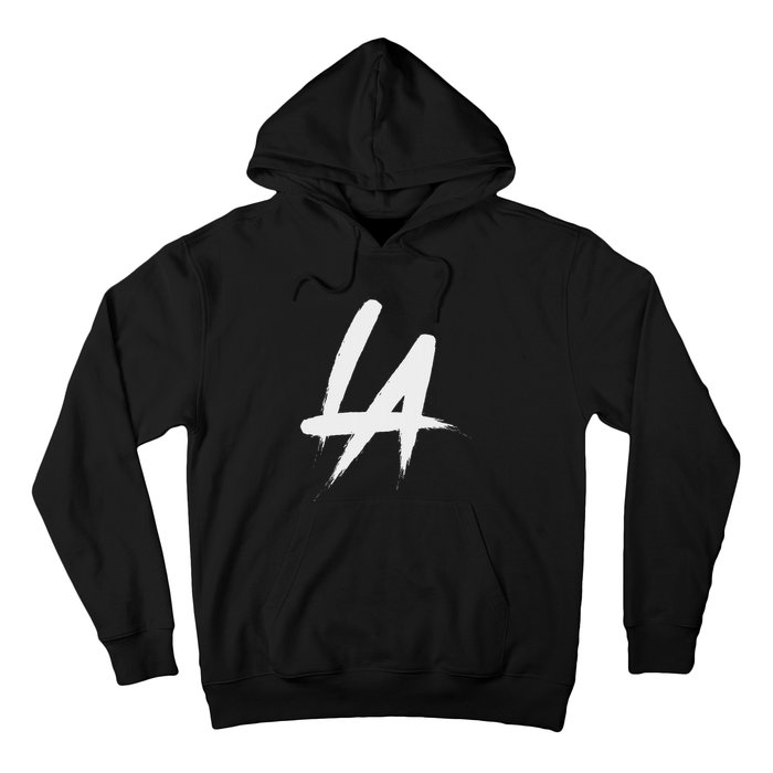 Interlocking La Brush Logo Los Angeles California Hoodie