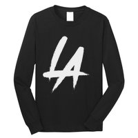 Interlocking La Brush Logo Los Angeles California Long Sleeve Shirt