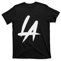 Interlocking La Brush Logo Los Angeles California T-Shirt