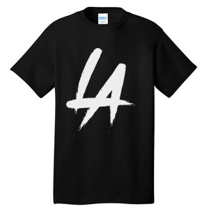 Interlocking La Brush Logo Los Angeles California Tall T-Shirt