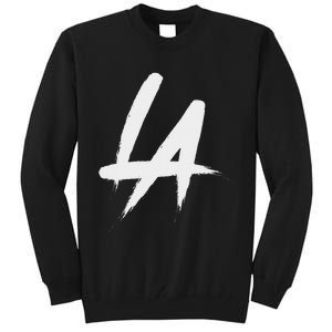 Interlocking La Brush Logo Los Angeles California Tall Sweatshirt