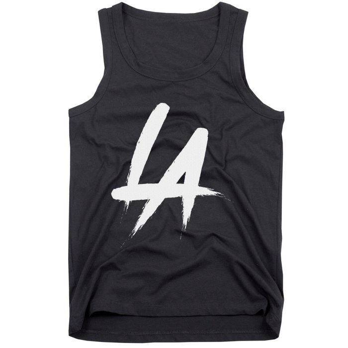 Interlocking La Brush Logo Los Angeles California Tank Top