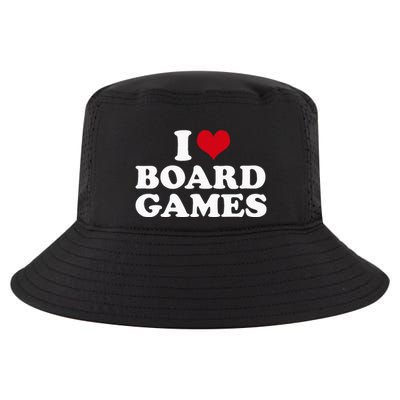 I Love Board Games Cool Comfort Performance Bucket Hat