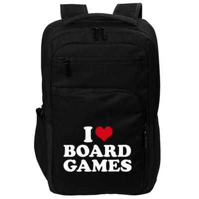 I Love Board Games Impact Tech Backpack