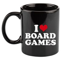 I Love Board Games 11oz C Handle Ceramic Mug