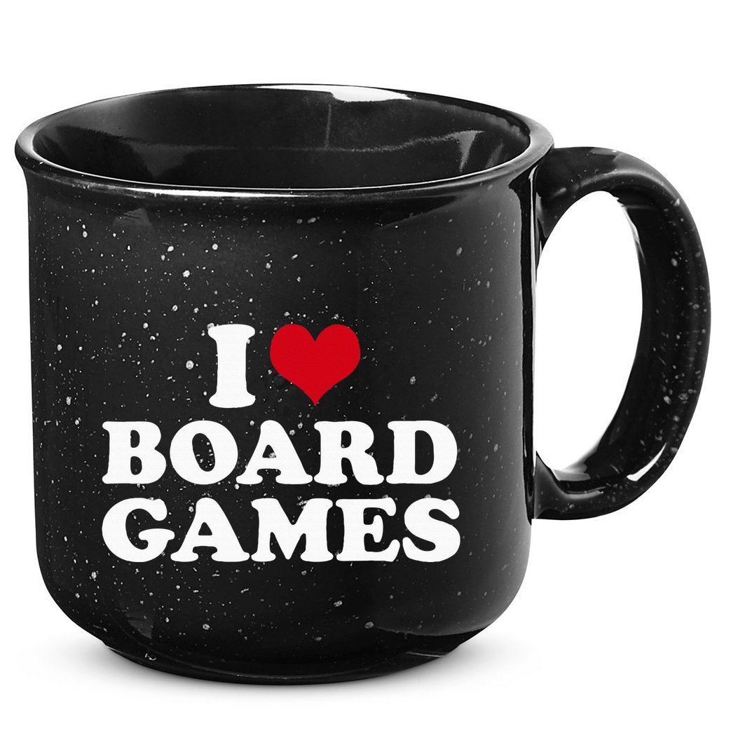 I Love Board Games 15oz Campfire Ceramic Mug