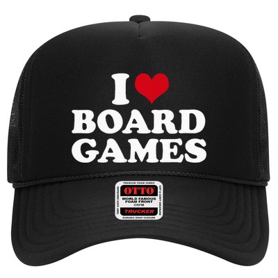 I Love Board Games Trucker Hat