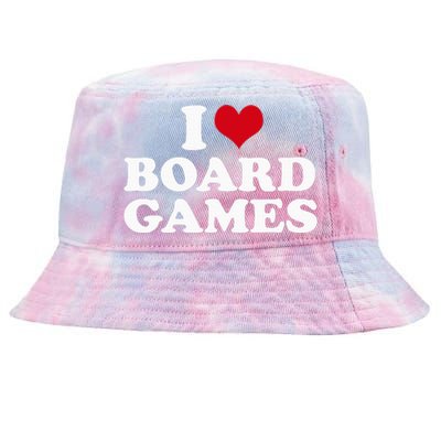 I Love Board Games Tie-Dyed Bucket Hat