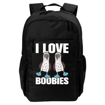 I Love Boobies Blue Footed Boobie Bird Funny Gift For Birdwatchers Backpack