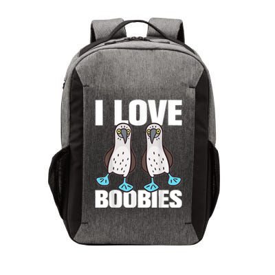 I Love Boobies Blue Footed Boobie Bird Funny Gift For Birdwatchers Vector Backpack