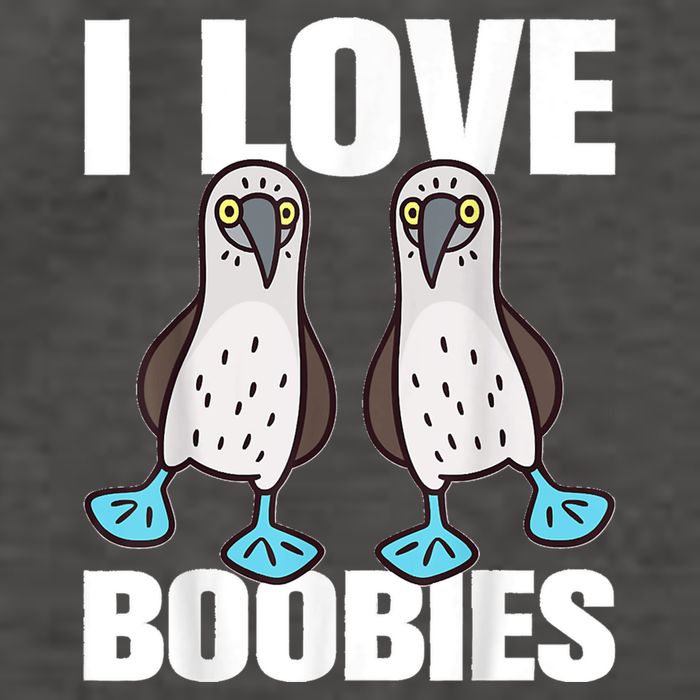 I Love Boobies Blue Footed Boobie Bird Funny Gift For Birdwatchers Vector Backpack