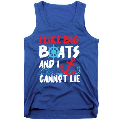 I Like Big Boats And I Can’T Lie Gift Tank Top