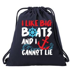 I Like Big Boats And I Can’T Lie Gift Drawstring Bag