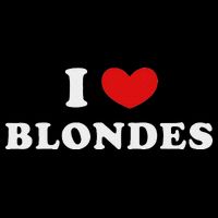 I Love Blondes I Heart Blondes Bucket Hat