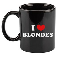 I Love Blondes I Heart Blondes 11oz C Handle Ceramic Mug