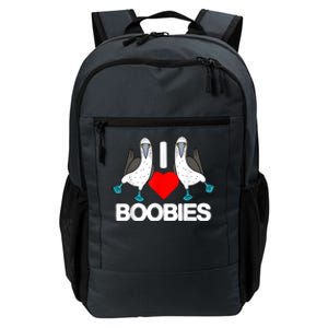 I Love Boobies Blue Footed Boobie Bird Funny I Heart Boobies Daily Commute Backpack