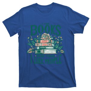 I Like Books More Than People Reading Teacher Book Nerds Gift T-Shirt