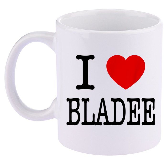 I Love Bladee 11oz C Handle Ceramic Mug