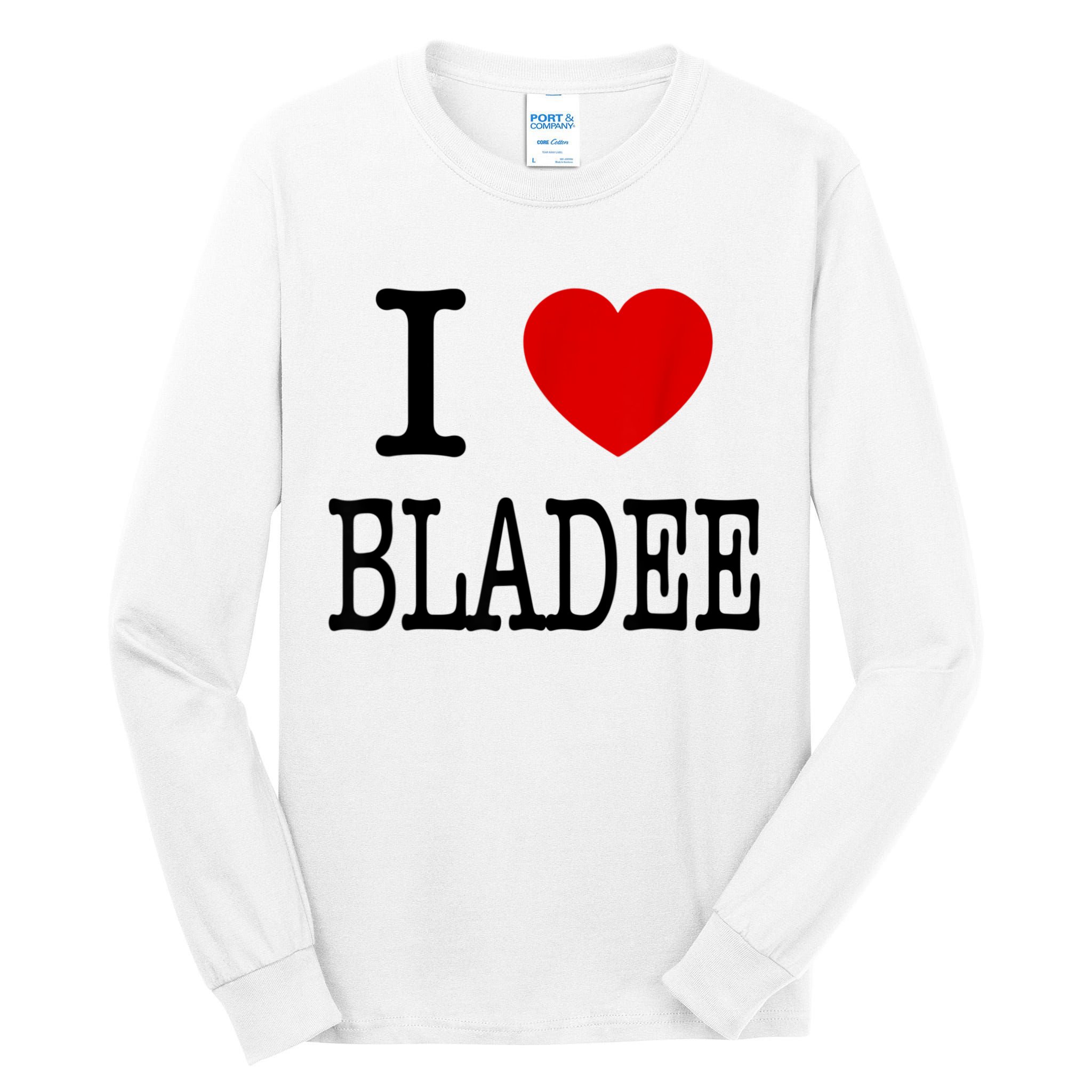 I Love Bladee Tall Long Sleeve T-Shirt