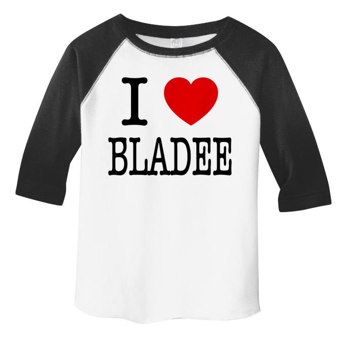 I Love Bladee Toddler Fine Jersey T-Shirt