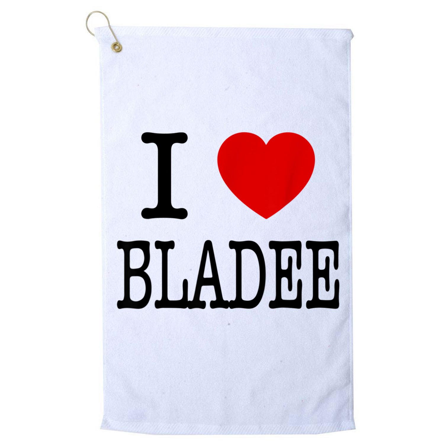 I Love Bladee Golf Towel
